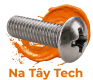 6-32 x 1 3/4" Bulong Bake Đầu Tròn (Thép)