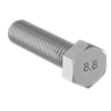 Bu Lông DIN 933 Thép 8.8
