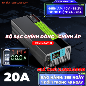 Bộ Sạc Cho Xe Máy Điện Từ 40V đến 88.2V - 2A đến 20A